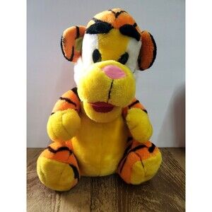 Vintage 17" Classic Toy Company Tiger Orange Yellow Black Plush